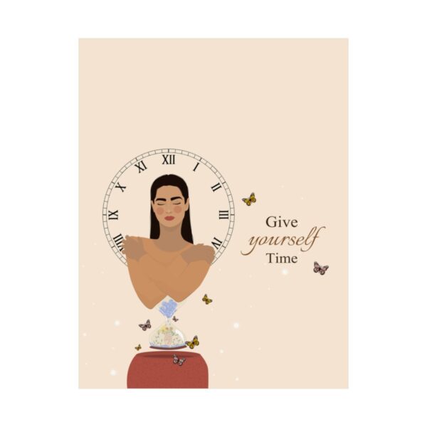 Give Yourself Time Matte Vertical Posters - Image 2