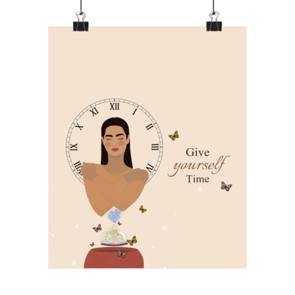 Give Yourself Time Matte Vertical Posters - Image 9